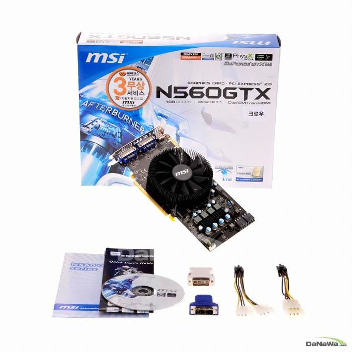 MSI 지포스 GTX560 N560GTX D5 1GB 크로우_이미지