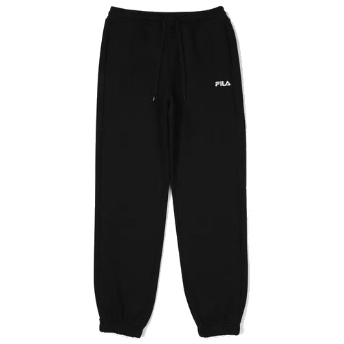  휠라 면혼방 기모 조거팬츠 FS2FPF4102X [BLK, 블랙]