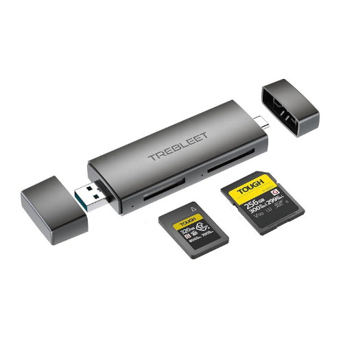 TREBLEET USB 3.2 듀얼 슬롯 카드리더기 (해외구매)_이미지