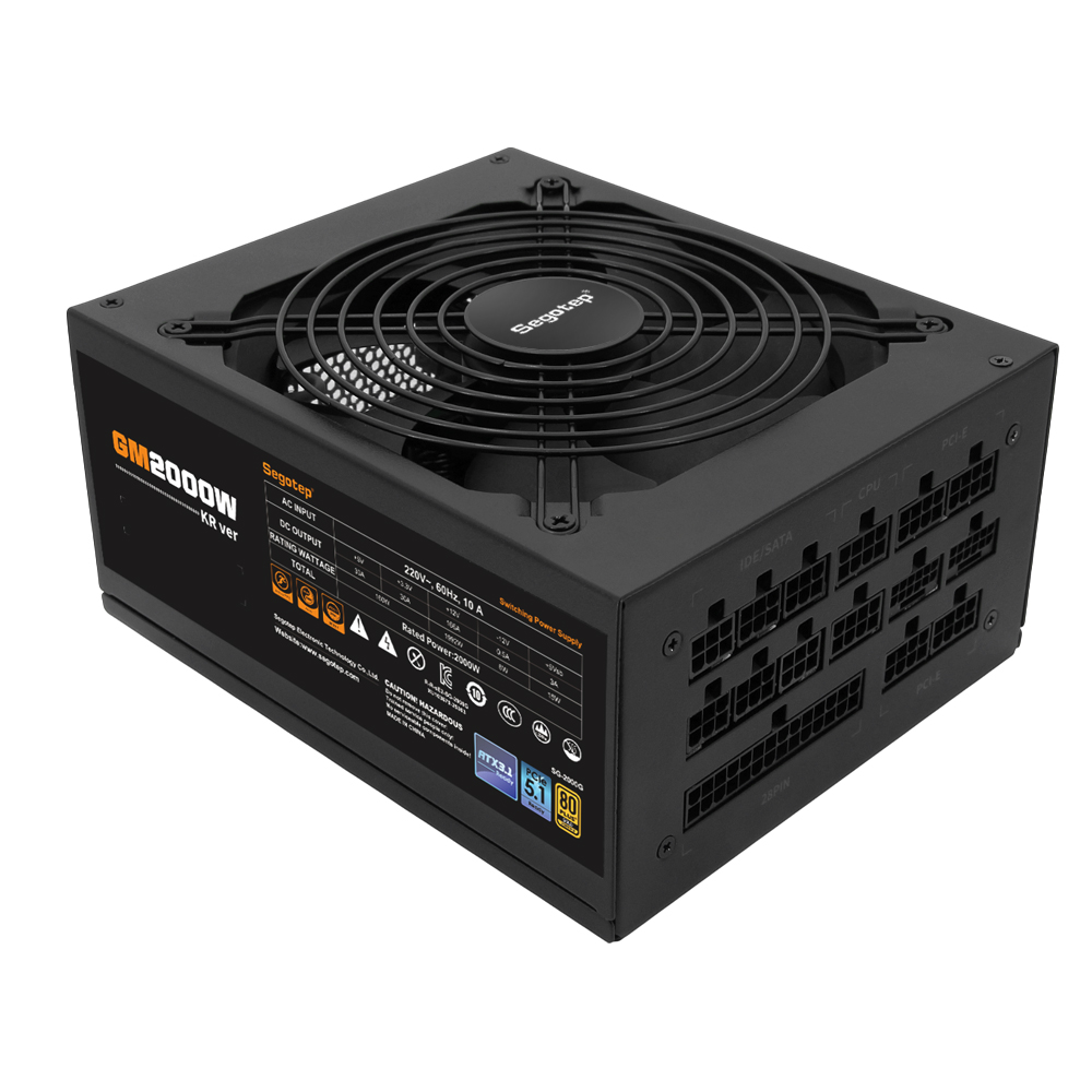 Segotep GM2000W 80PLUS골드 풀모듈러 ATX3.1 블랙_이미지