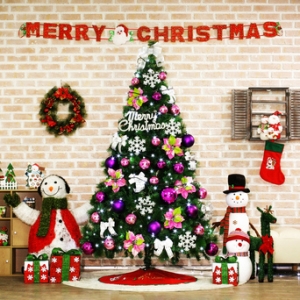 트리 화이트그린 스카치솔잎 풀세트 (210cm)_이미지