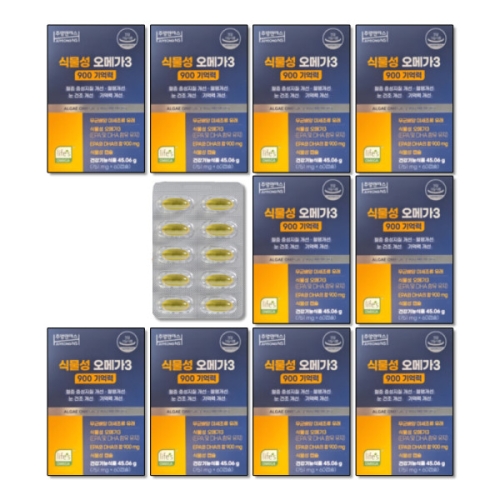 주영엔에스 식물성 오메가3 기억력 60캡슐 (10개)