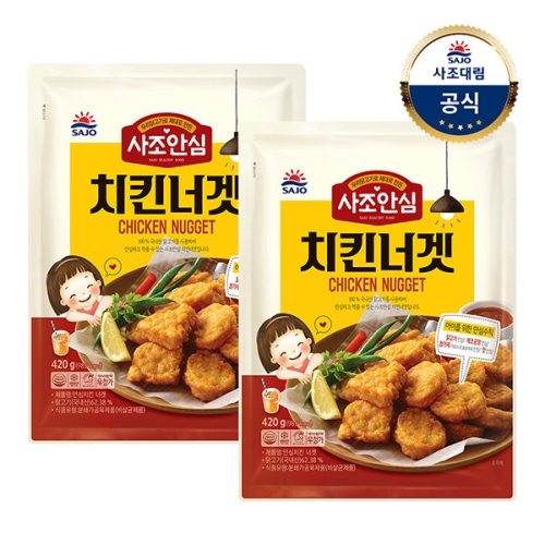사조대림 안심치킨 너겟 420g (2개)_이미지