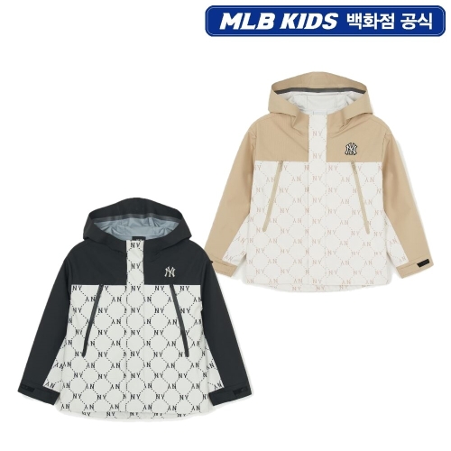  MLB키즈 아웃도어 다이아 모노그램 3LAYER 바람막이 (7AWJM0161)