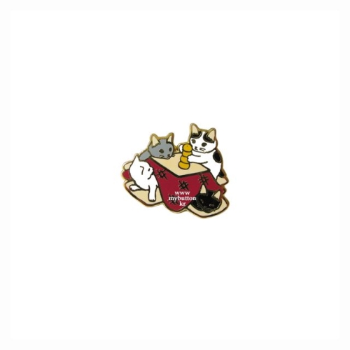 PCZ-046고양이의 일상 코타츠 .핀뱃지
