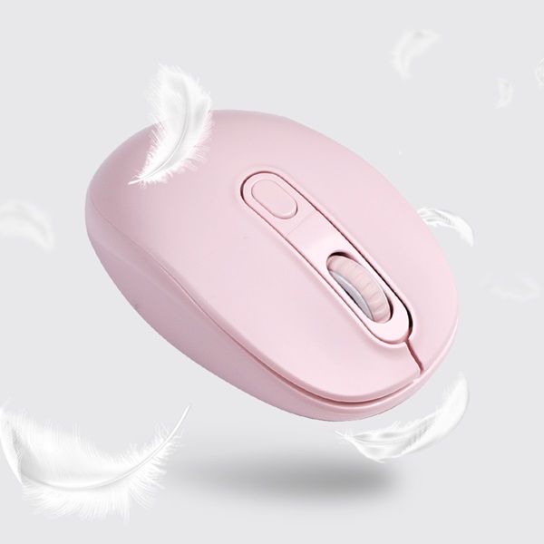 몬스타 가츠 X104W 콤보 무선 키보드 마우스 세트 (딸기 샤베트)_이미지