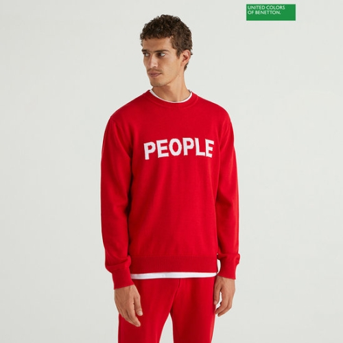 ������ Lettering colored knitwear 2F_1394K101W_911