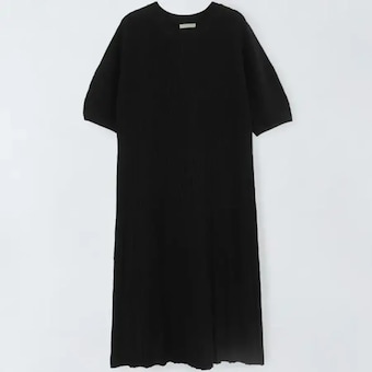 앤클라인 여성 홀가먼트 크루넥 립 반소매 원피스 0I2KO<b>4790</b>