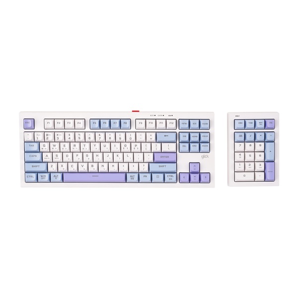지클릭커 OFFICEPRO 사일런스M 멀티포지션 WK87+NK21 무선 (Sky City)