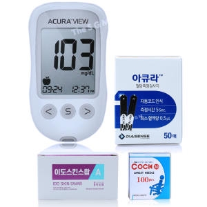 아이센스 케어센스 아큐라 뷰 (본품+시험지50매)_이미지