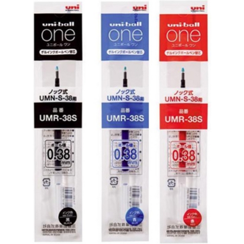 미쓰비시 유니볼 원 UMR-38S 리필심 0.38mm (1개)_이미지