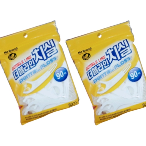 노브랜드 더블라인 치실 90개입 (2개)_이미지