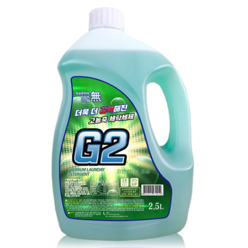버블코리아 G2 고농축 액체세제 2.5L (4개)
