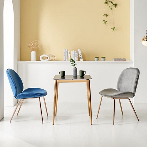 진영가구 고저스 사각 세라믹 식탁 600 (커브의자2개)_이미지