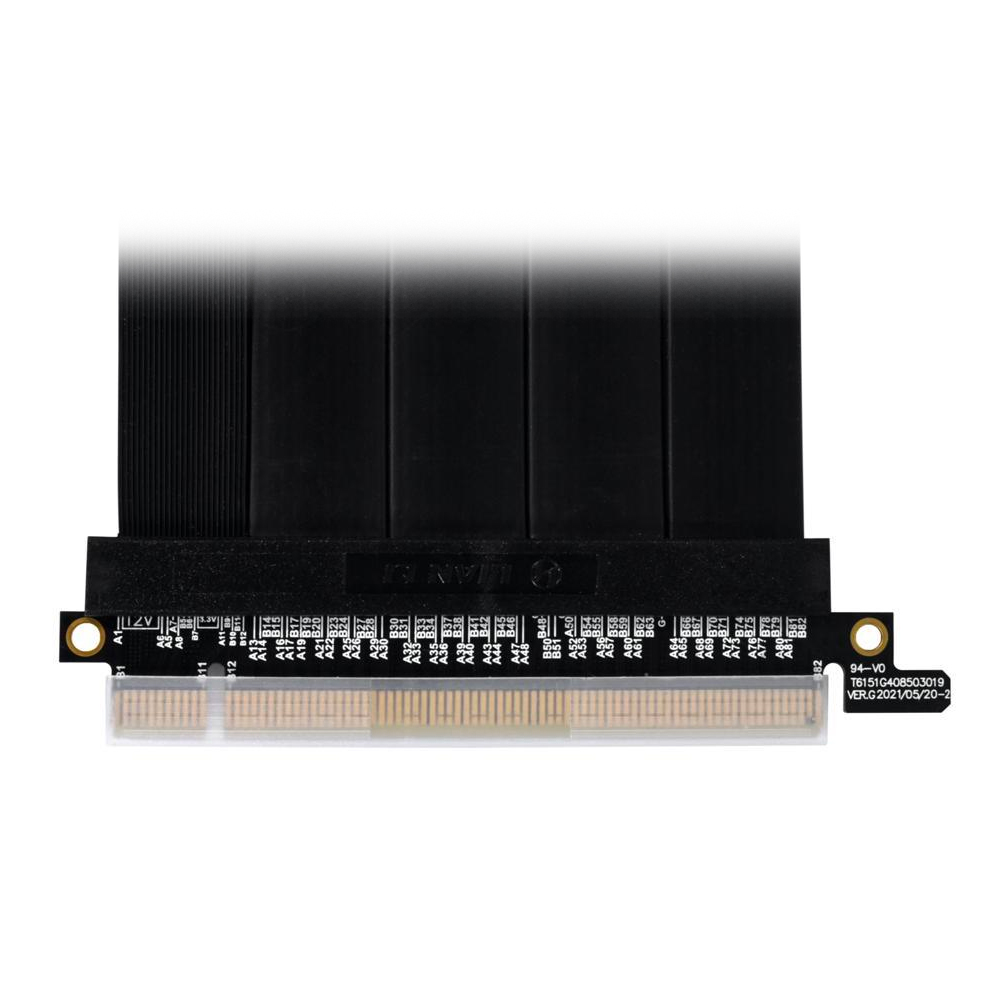 리안리 600mm PCI-e 4.0 Riser Cable (블랙)_이미지