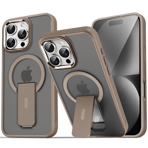 원더글라스 아이폰15 프로 맥스 맥세이프 마그네틱 이지스탠드 변색방지 매트케이스_이미지