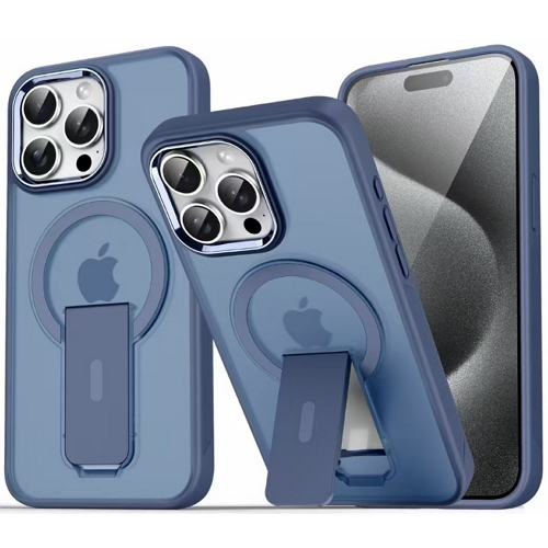 원더글라스 아이폰15 프로 맥스 맥세이프 마그네틱 이지스탠드 변색방지 매트케이스_이미지