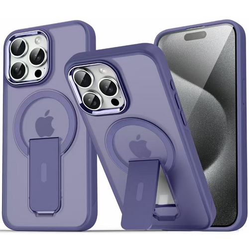 원더글라스 아이폰15 프로 맥스 맥세이프 마그네틱 이지스탠드 변색방지 매트케이스_이미지