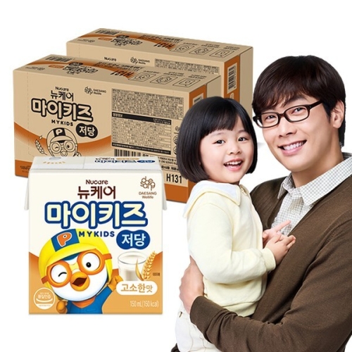 대상웰라이프 뉴케어 마이키즈 저당 고소한맛 150ml (48개)