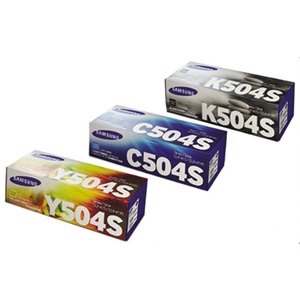 삼성전자 정품 CLT-K504S, CLT-C504S, CLT-Y504S 3색 세트_이미지