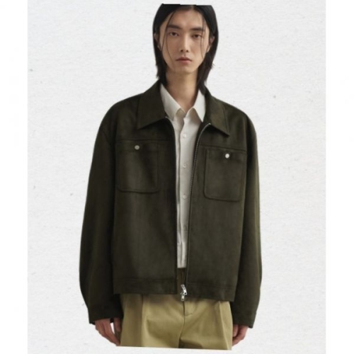 드로우핏 DRAW FIT 스웨이드 패널 트러커 집업 자켓 D.KHAKI DFJK4313DKH이미지입니다. 누르면 해당 게시물로 새창이동합니다.