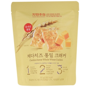 자연주의 체다치즈 통밀 크래커 80g (2개)_이미지