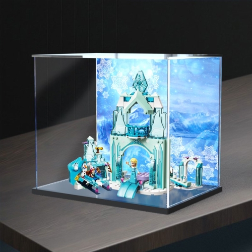 레고 43194 디즈니프린세스 안나와 엘사의 겨울왕국 원더랜드 아크릴 디스플레이 케이스 장식장 진열장 고급배경_이미지