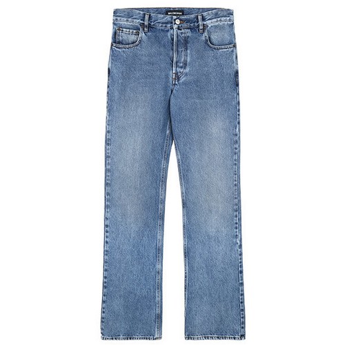 발렌시아가 블루 부츠컷 워싱 데님 진 554159 TXE05 4200