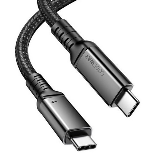 티에프엔아이엔씨 코드웨이 썬더볼트4 40Gbps PD PPS C to C타입 240W 케이블 (2m)