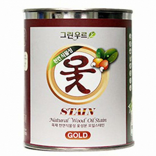 옻 목재 내장용 골드 스테인