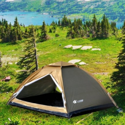 몽돌 조아캠프 돔형 텐트 1-2인용 브라운