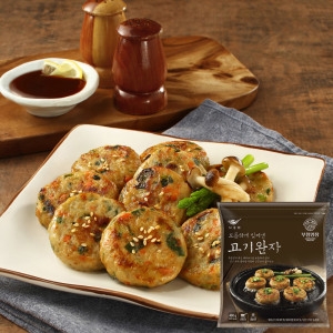 사옹원 사옹원 고기완자  24g x 20개  480g 사옹원 튀김공방 부침전  절상차림 간편조리 동그랑땡 오미산적 동태전