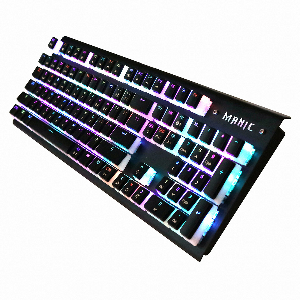 마이크로닉스 MANIC X60 RGB 마닉축 축교환 with 푸딩키캡 (적축)_이미지