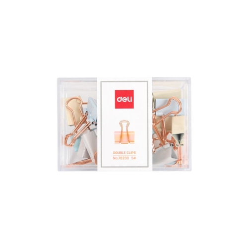 델리  파스텔골드 더블클립 1.9x3.7cm