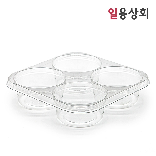 [불명] TY 4칸 PET 소스용기 (600개)_이미지