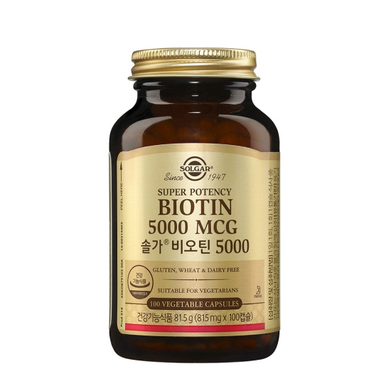 솔가  비오틴 5000 100캡슐 (1개)