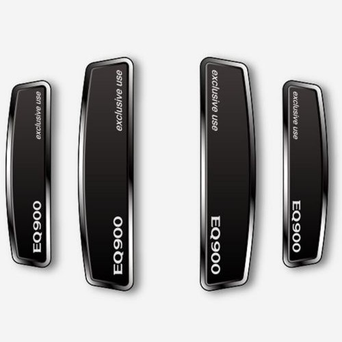 DXSOAUTO 블랙 쉴드 엠블럼 도어가드 (제네시스 EQ900)_이미지