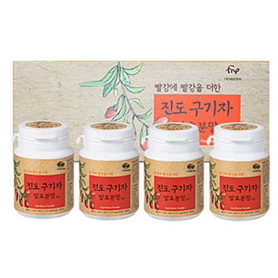 빨강에 빨강을 더한 진도 구기자 발효분말 50g 4개입 세트
