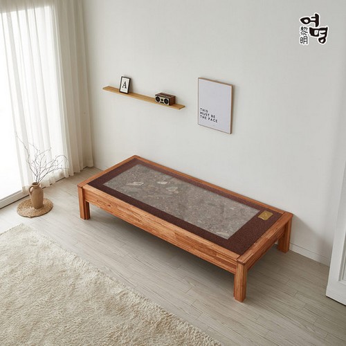 여명흙침대 더참죽 평상 돌소파 MS (칠보석)_이미지