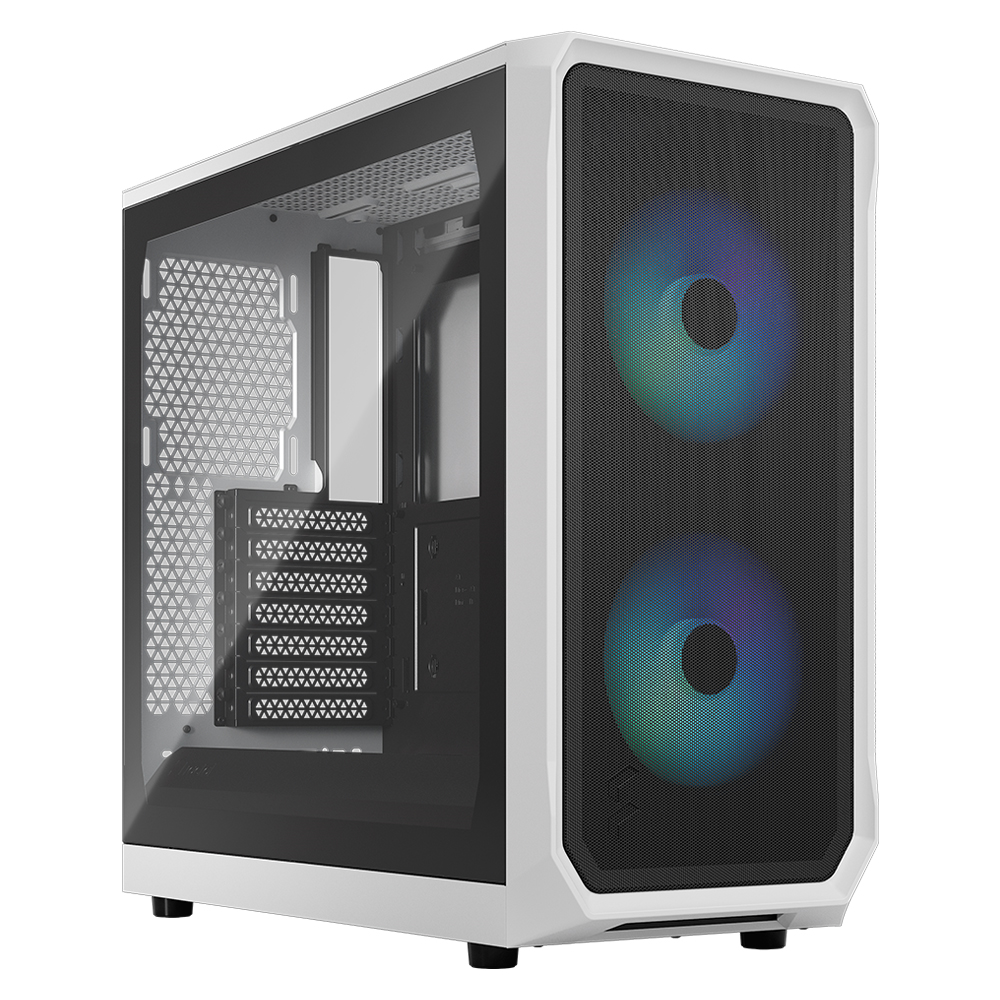 Fractal Design Focus 2 RGB TG Clear Tint (화이트)_이미지