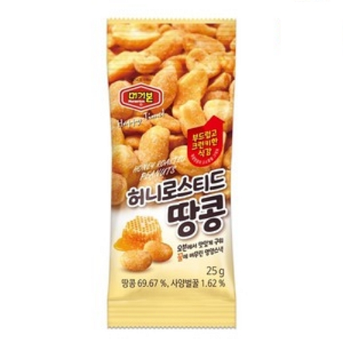 머거본 허니로스티드땅콩 25g (6개)_이미지