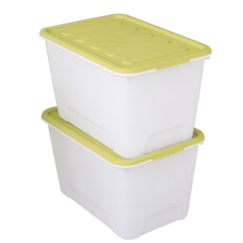 올리오 화이트블럭 리빙박스 72L (2개)