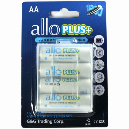 JT-one 알로 PLUS 니켈수소 AA (4개)_이미지