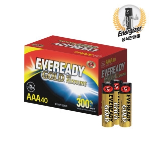에너자이저 에버레디 알카라인 건전지 AAA 40입