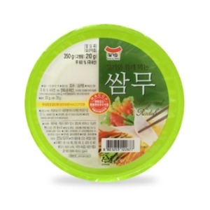 일미농수산 일가집 쌈무 350g 18ea 1box_이미지