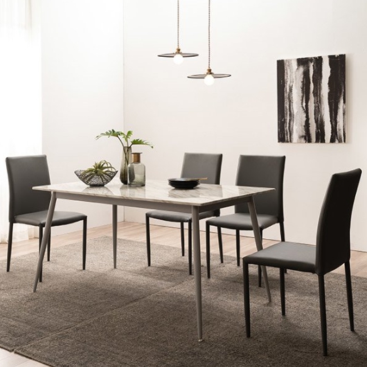 삼익가구  엠폴리 대리석 식탁 1400 (의자4개)