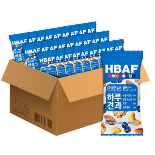 (주)바프 HBAF 먼투썬 하루견과 블루 20g (1개)_이미지