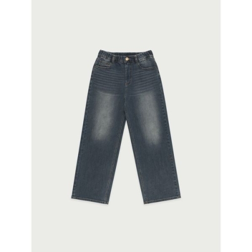 행텐 틴즈 풀밴딩 세미와이드핏 데님팬츠_294 14530-055-601-10