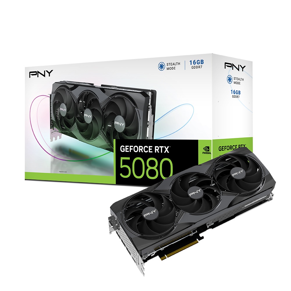 PNY 지포스 RTX 5080 D7 16GB Triple Fan 한성컴퓨터_이미지