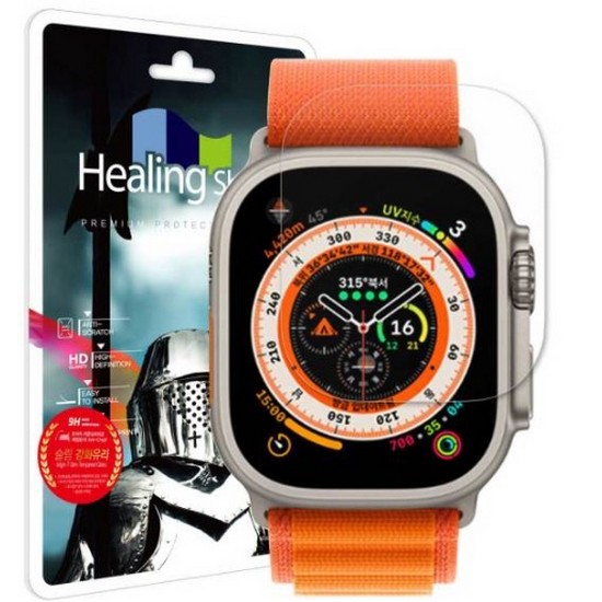 폰트리 힐링쉴드 애플워치 울트라 49mm 9H 액정보호 강화유리필름 2매이미지입니다. 누르면 해당 게시물로 새창이동합니다.